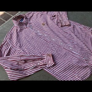 Polo by Ralph Lauren pin stripe red and white